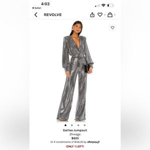 Brand new Zhivago jumpsuit